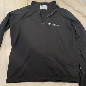 Champion black sweater.